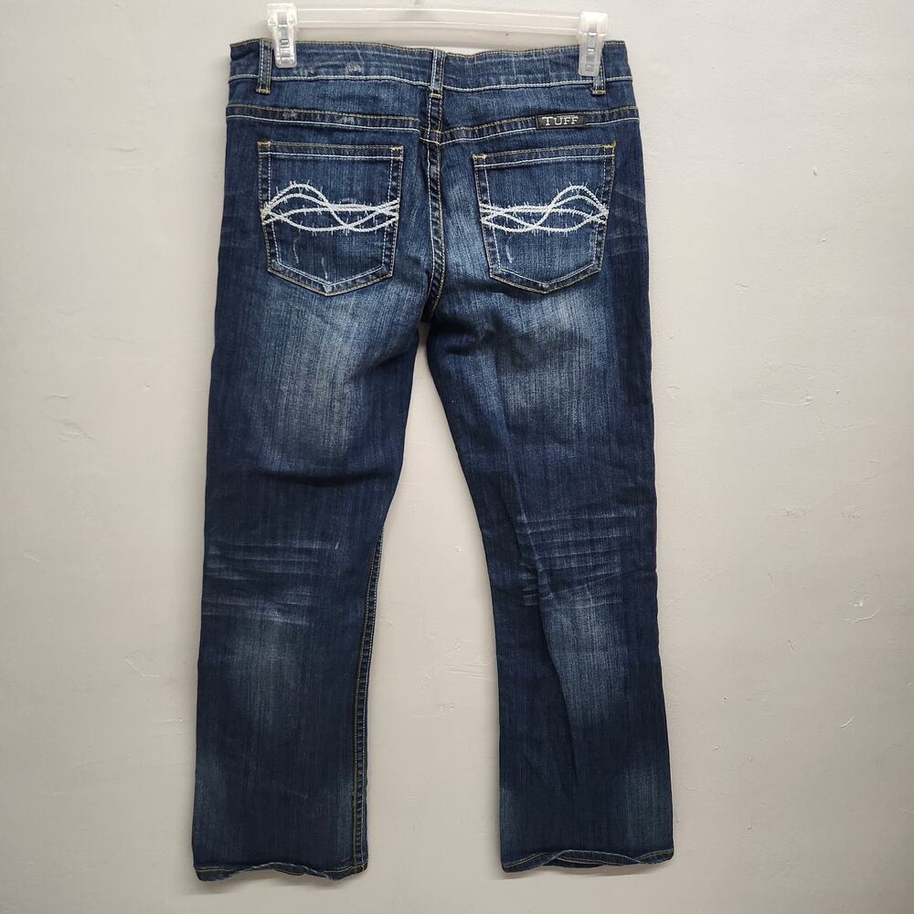 Cowgirl Tuff Women's 32 x 31 Boot Cut Med Wash Stretch Denim Jeans - Picture 5 of 14